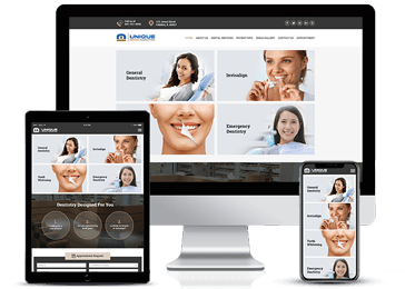 Dentistry Device Responsive Website Example by Unique Dental Marketing
