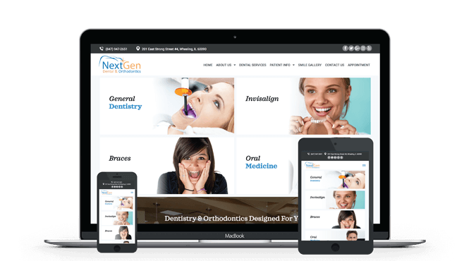 NextGen Responsive Website Model by Unique Dental Marketing